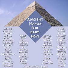 The Art Of Naming Ancient Names For Boys Ancient Names Baby Name Generator Boy Names