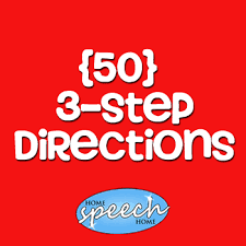 Here's your chance to try the draw my picture game. 50 3 Step Directions For Speech Therapy Practice