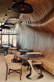 Wave Concept Cafe House Commercial Interior Design Interior Architecture Design