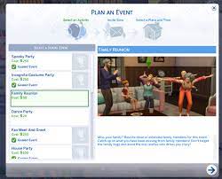 Sims now have a new motive bar called. Mod The Sims Family Reunion Event