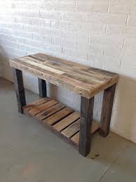 Reclaimed Wood Console Table Accent Sofa Entryway Entry Etsy Reclaimed Wood Console Table Wooden Pallet Furniture Reclaimed Wood Furniture