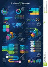 Infographics Set With Options Infographic Chart And Icon