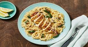 Herby Chicken Over Lemony Spaghetti Recipe Hellofresh Recipe Lemon Spaghetti Hello Fresh Chicken Recipes
