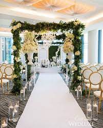 Can T Decide Whether To Have An Outdoor Or Indoor Wedding We Say Combine The Two These Green Arch Green Themed Wedding Fun Wedding Photography Indoor Wedding
