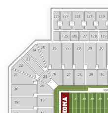 oklahoma sooners football seating chart find tickets ou