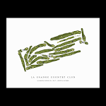 La Grange Country Club | Heritage Style Golf Course Print