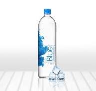Creative clear water bottle label design