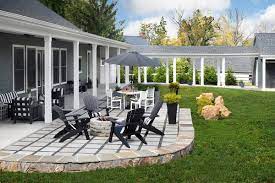 Front and backyard renovation for a newly built modern farmhouse in los gatos, ca. Outdoor Living Spaces Are The Focal Point Of This Modern Farmhouse