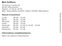 We did not find results for: á… Horaires D Ouverture Blc Coiffure 59 Avenue Condorcet A Villeurbanne