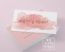Gold foil business cards are simply a class apart. Floral Business Card Design Flowers Business Card Printable Etsy Pink Business Card Floral Business Cards Printable Business Cards