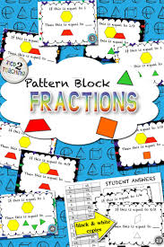 Pattern Block Fractions Task Cards For The Middle Grades Provides An Excellent Way For Students To Think Fractions Task Cards Math Fluency Activities Fractions