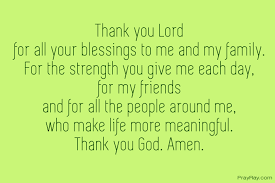 Thanksgiving Prayers For Family And Friends - Short Examples