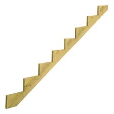 8 Step Pressure Treated Pine Stair Stringer 178329 The Home Depot In 2021 Stair Stringer Stairs Without Stringers Stairs
