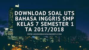 We did not find results for: Download Soal Uts Bahasa Inggris Smp Kelas 7 Semester 1 Ta 2017 2018 Jagoan Bahasa Inggris