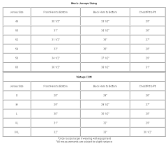 51 valid nfl jersey sizes chart