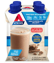 Make sure your coffee + protein powder flavors compliment each other! Milk Chocolate Delight Shake Atkins