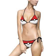 Poke-kini Anime Cosplay Sexy Swimsuit Ash Catch Em All - Etsy Finland