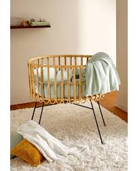 Babykorb Aus Rattan Babykorbchen Korbwiege Baby Moses