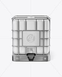 Intermediate Bulk Container Ibc Mockup In Barrel Mockups On Yellow Images Object Mockups Mockup Free Psd Mockup Free Download Psd Template Free
