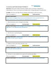 Download the hyperbole examples and worksheets. Hyperbole And Understatement Worksheet 04 12 Docx Overstatement And Understatement Worksheet 4 Name Rahaf Naser Directions Read Each Example Determine Course Hero