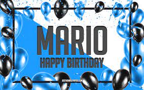 More images for happy birthday mario builder » Herunterladen Hintergrundbild Happy Birthday Mario Geburtstag Luftballons Hintergrund Mario Tapeten Die Mit Namen Mario Happy Birthday Blau Ballons Geburtstag Grusskarte Mario Geburtstag Mit Einer Auflosung Zu Uberwachen 2880x1800 Bilder Auf