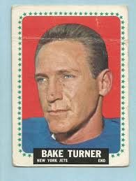 1964 Topps Football Blake Turner #147 New York Jets ROOKIE Texas Tech G-VG