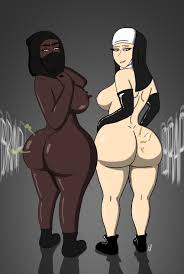 Rule 34 - 2girls Ass Ass Big Ass Breasts Dark-skinned Female Dark Skin Duo  Fart Fart Fetish Farting Female Habit Hijab Light-skinned Female Light Skin  Markharvest Muslim Nipples Nun | 8746789