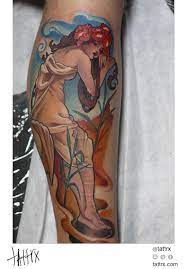 Kuba Kujawa Art By Alphonse Mucha Nouveau Tattoo Tattoos For Women Flowers Art Nouveau Tattoo