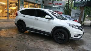 No car is perfect unless tuned. 2016 Honda Cr V On Aftermarket Wheels Honda Crv Touring Honda Crv Honda Cr