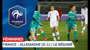 Les trois autres matchs des quarts sur eurosport. Equipe De France Feminine Allemagne France 0 1 Le Resume I Fff 2018 2019 Youtube