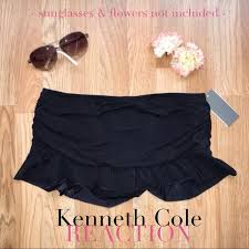 Kenneth Cole Swim Skirt Skirted Bikini Bottom Nwt