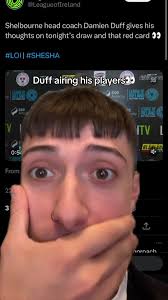 Not in fine taste… #leagueofireland #shelbourne #shanefarrell #damienduff  #irish #football