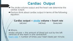 Cardiac Output Formula Cardiac Nursing Calculations Emt Study
