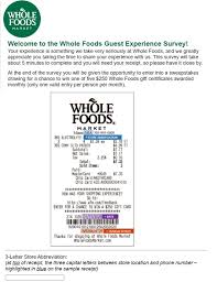 Maybe you would like to learn more about one of these? Whole Foods Market Feedback Survey Win 1 Of 5 250 Gift Cards Sweepstakesbible