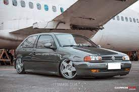 Gol G2 Com Rodas Volcano Wheels Tarmac Aro 17 Carro Gol Bola Gol Quadrado Gts Carros Da Volkswagen