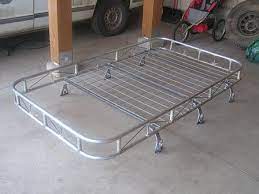 Homemade Welded Roof Rack From Emt Rack12 Jpg Roof Rack Van Roof Racks Truck Roof Rack