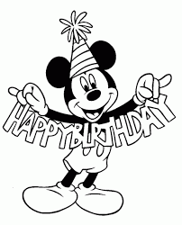 Mickey mouse happy birthday s free6b9f. Dcoloringpages Com Mickey Mouse Coloring Pages Happy Birthday Coloring Pages Birthday Coloring Pages
