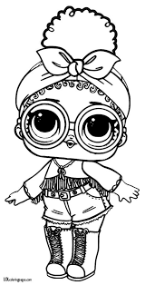 Foxy Series 3 L O L Surprise Doll Coloring Page Unicorn Coloring Pages Coloring Pages Princess Coloring Pages
