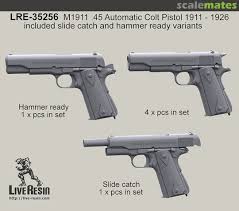 The m1911a1 pistol and variants are used by the following actors in the following movies, television series, anime, and video games: M1911 45 Automatic Colt Pistol 1911 1926 Live Resin Lre 35256