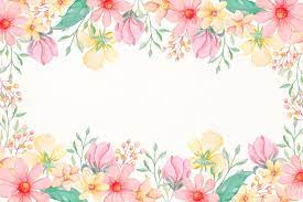 All pastels ~ both bright + soft. Free Vector Watercolor Flowers Wallpaper In Pastel Colors