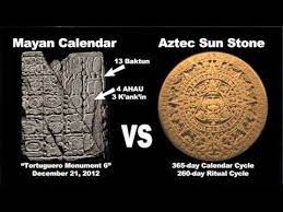 Mayan Calendar Vs Aztec Sun Stone Take Note 2012 Enthusiasts Take Note Mayan Calendar Aztec Sun 365 Day Calendar