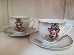 Kahve Icen Kadin Fincan El Boyama Fincan Kahve Kadin Urunler Fincan Elsa