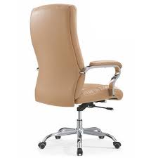 Foshan Manufacturer High Density Foam Seat Armrest Screw Lift Brown Leather Manager Office Chair China Office Chair Leather Office Chair Cheap Office Chairs