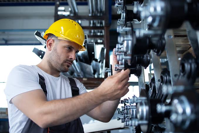 Industrial machinery installation