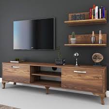 Rani D1 Duvar Rafli Kitaplikli Tv Unitesi Duvara Monte Dolapli Ahsap A Modern Tv Units Wooden Tv Cabinet Home Decor
