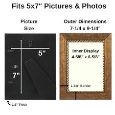 Icona Bay 5x7 Picture Frame 5 X 7 1 Pack Copper Brown Photo Frame Wall Mount Or Table Top Black Velvet Back Frames On Wall 5x7 Picture Frames Photo Frame Wall