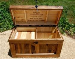 Turquoise Hope Chest Toy Box Reclaimed Pallet Storage Solution Diy Coffee Table Chests Diy Diy Coffe Table