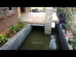 Ini menyesuaikan kondisi halaman rumah atau teras anda. Kolam Ikan Di Bawah Teras Rumah Youtube