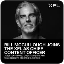 XFL Hires Former Faze Clan, NFL, and HBO Sports Exec Bill McCullough as  Chief Content Officer