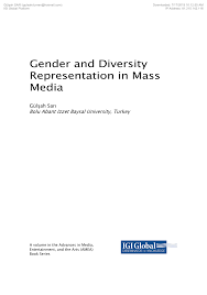 Gender and Diversity Representation in Mass Media